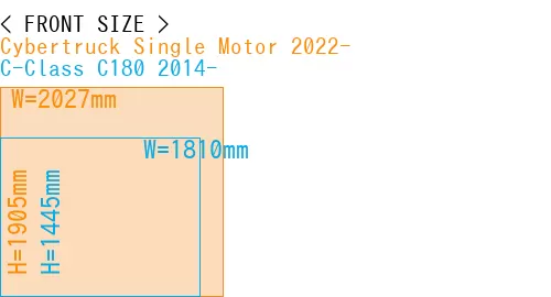 #Cybertruck Single Motor 2022- + C-Class C180 2014-